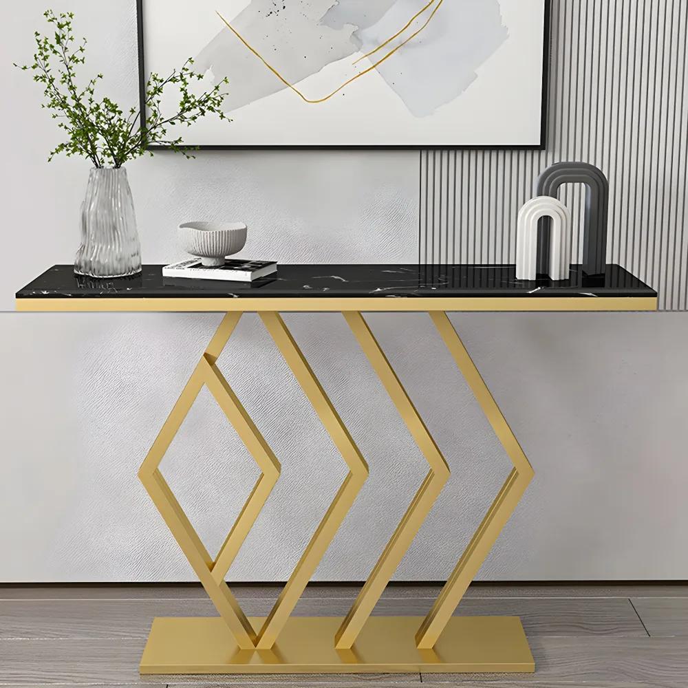 Gold 1-Light Acrylic Chandelier