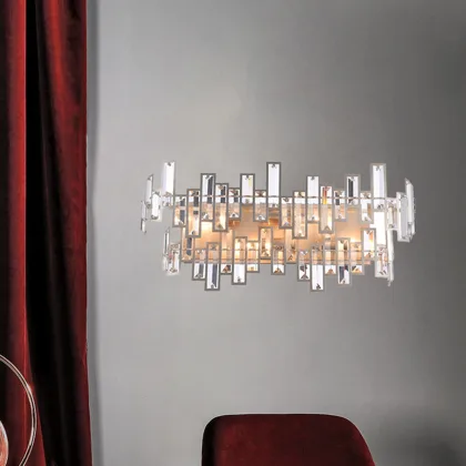 Pink & White 1-Light Iron Pendant Light