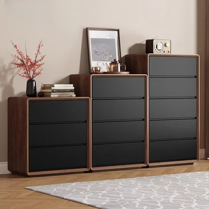 Brown Wood Wardrobe